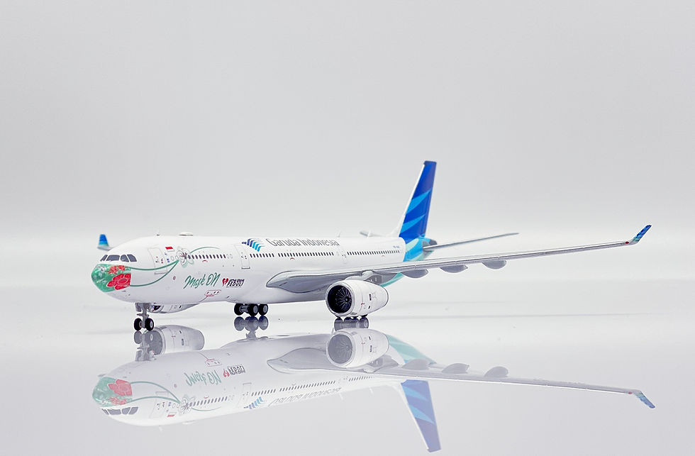 Thumbnail: Garuda Indonesia A330-300 Reg: PK-GHC 'Mask On' JC Wings 1:400 Diecast LH4216