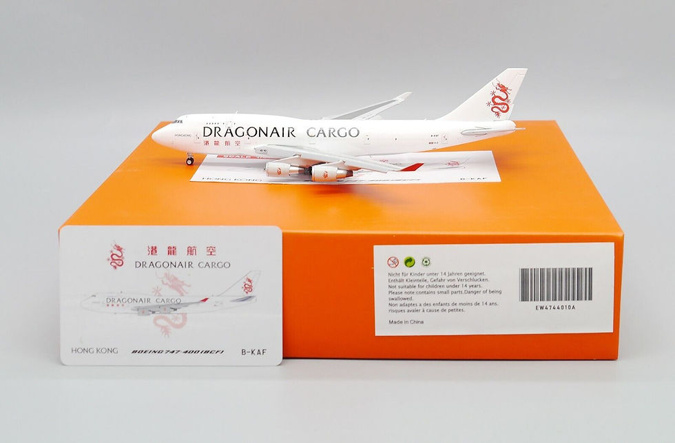“Flaps Down” B747-400(BCF) Scale 1:400 Diecast model EW4744010A