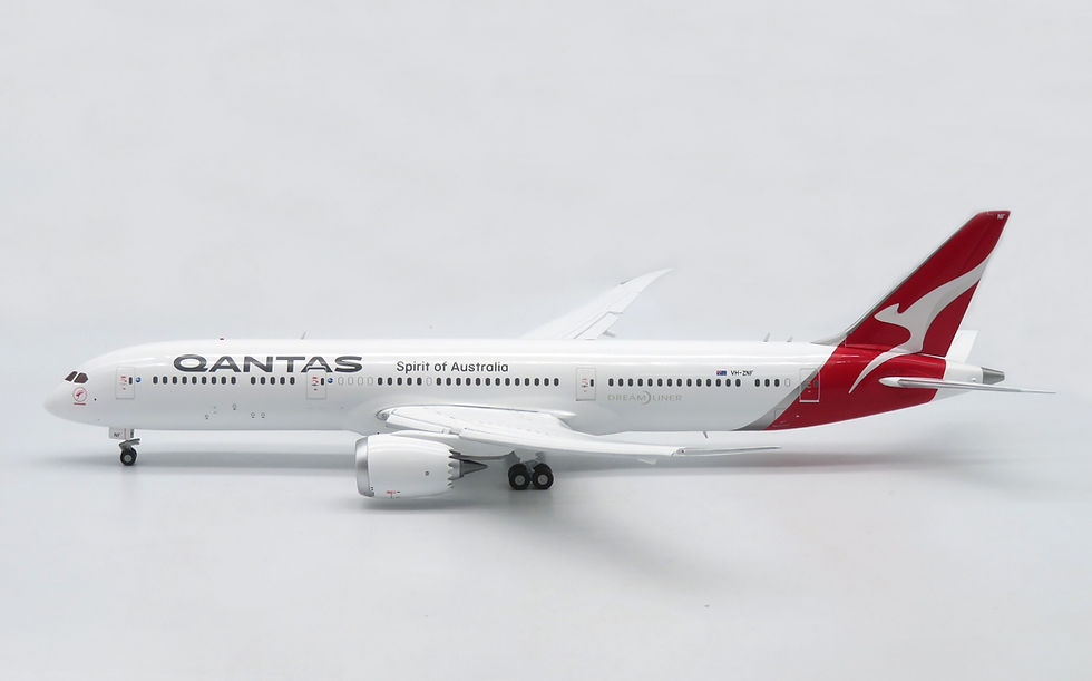 Thumbnail: "Flaps Down" Qantas B787-9 Reg: VH-ZNF "NC" JC Wings Diecast  1:200 XX20624A
