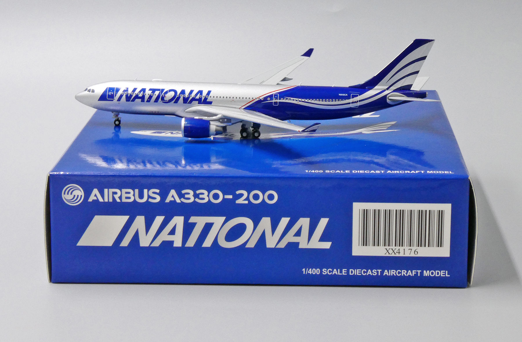 National A330-200 Reg: N819CA JC Wings Scale 1:400 Diecast model XX4176