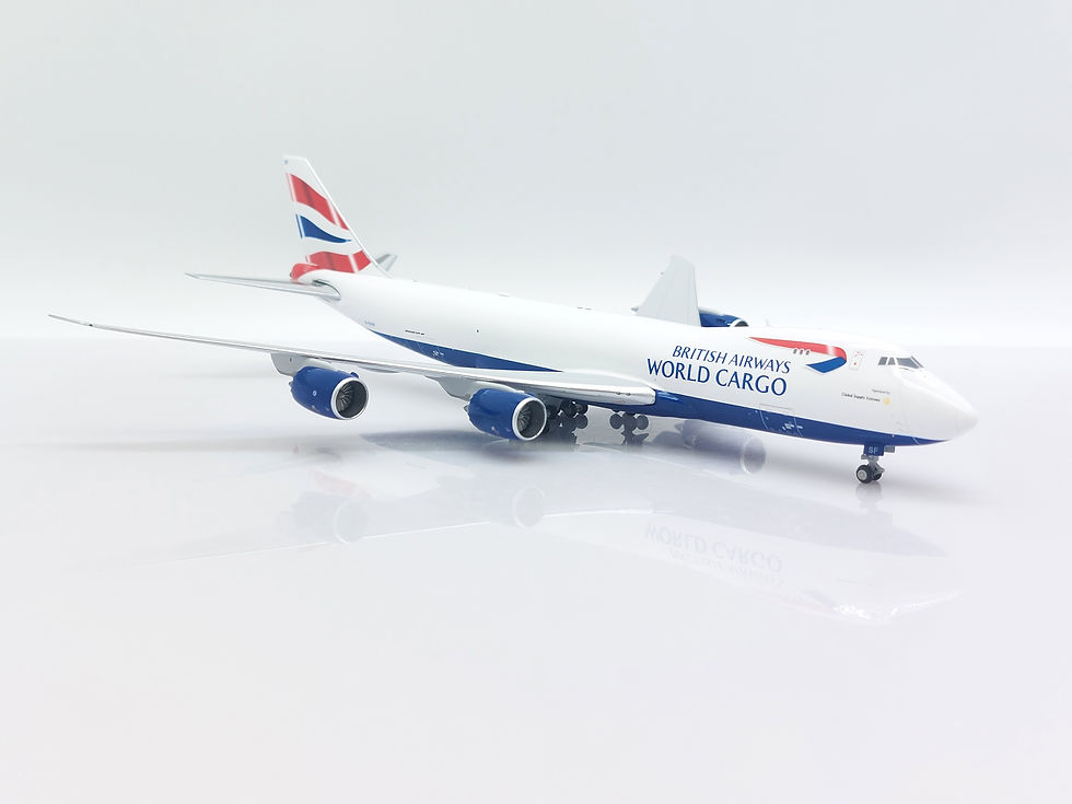 Thumbnail: British Airways World Cargo B747-8F Reg: G-GSSF EW Wings 1:400 EW4748015