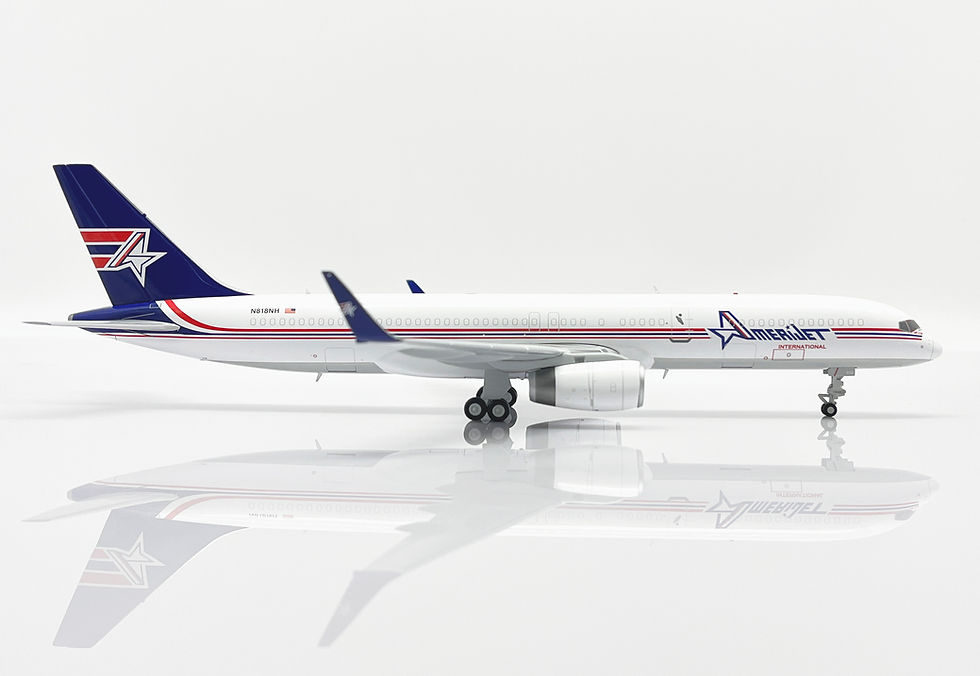 Thumbnail: Amerijet B757-200(PCF) Reg: N818NH JC Wings Scale 1:200 Diecast model LH2347 (E)