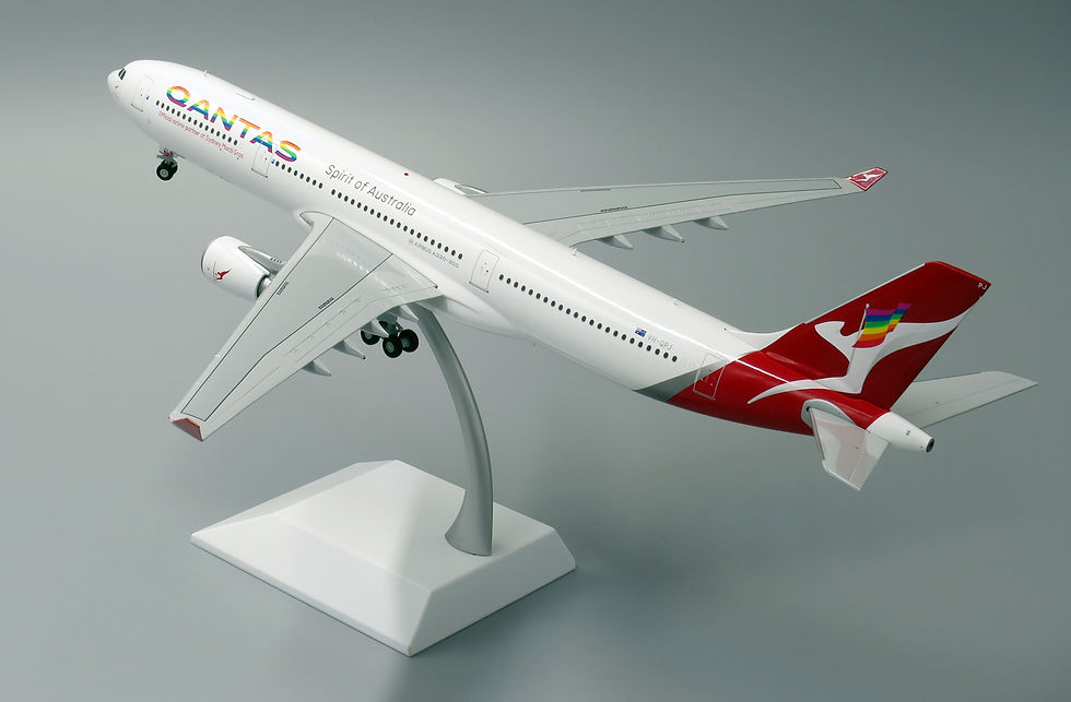 Thumbnail: Qantas A330-300 Reg: VH-QPJ "Rainbow Roo" JC Wings 1:200 Diecast XX2323