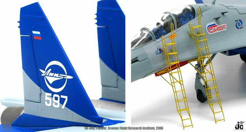 Thumbnail: Su-30LL Flanker Gromov Flight Research Institute, 2006 Scale1/72 JCW-72-SU30-006