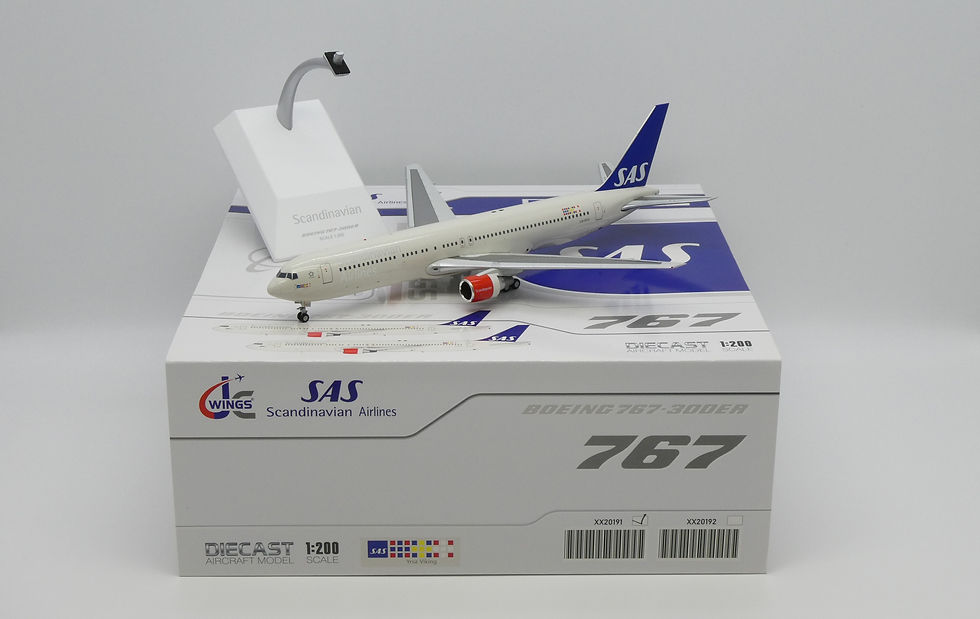 SAS B767-300ER Reg: LN-RCG JC Wings Scale 1:200 Diecast XX20191 (E)