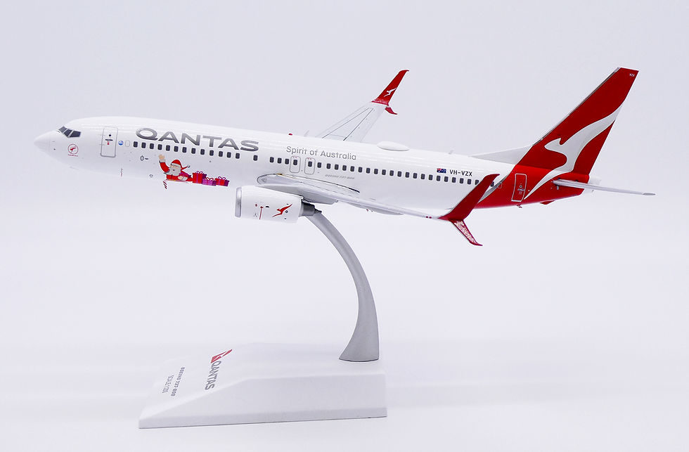 Thumbnail: XX20746 1:200 Qantas B737-800 "NC" "Santa" VH-VZX