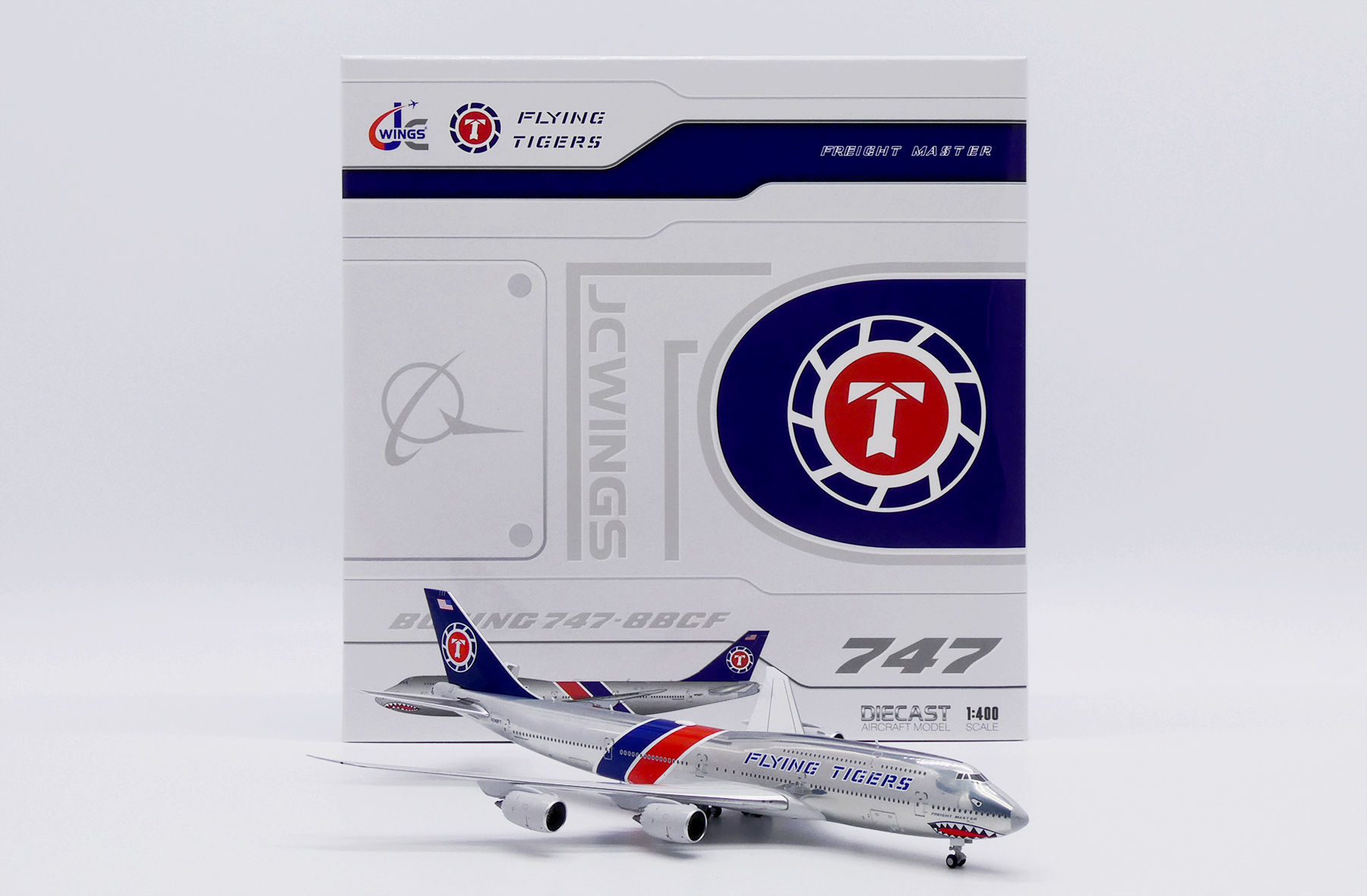 Flying Tigers B747-8(BCF) Reg: N748FT polish Fantasy Model 1:400 JC Wings LH4377
