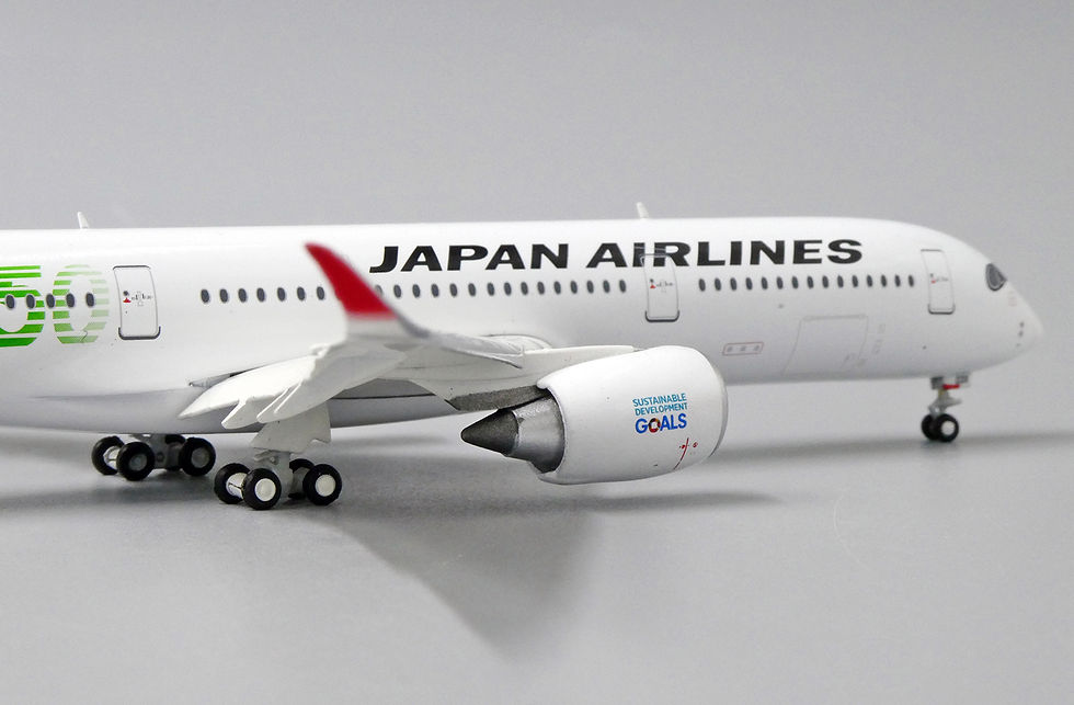 Thumbnail: “Flaps Down” JAL A350-900 Reg: JA03XJ JC Wings 1:400 Diecast EW4359003A