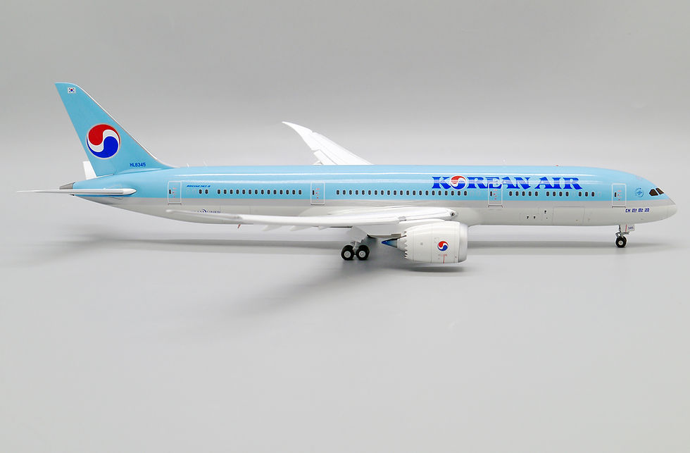 Thumbnail: "Flaps Down" Korean Air B787-9 Reg: HL8345 EW Wings Diecast 1:200 EW2789012A