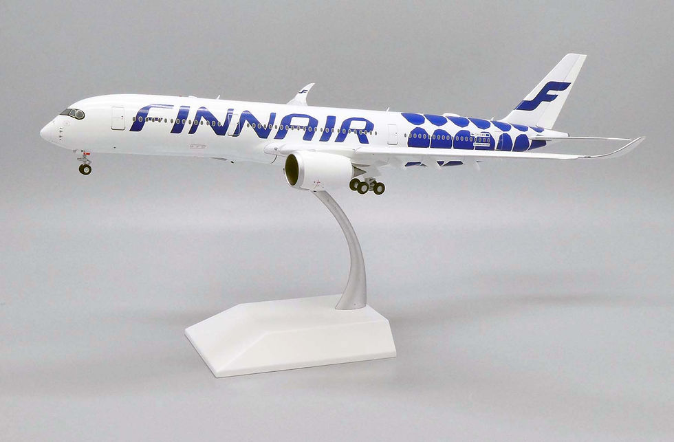 Thumbnail: "Flaps Down" Finnair A350-900XWB Reg: OH-LWL JC Wings 1:200 Diecast XX2189A