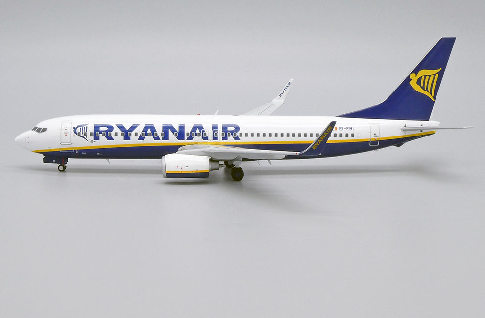 Thumbnail: Ryanair B737-800 Reg: EI-EBI JC Wings Scale 1:200 Diecast model XX2492