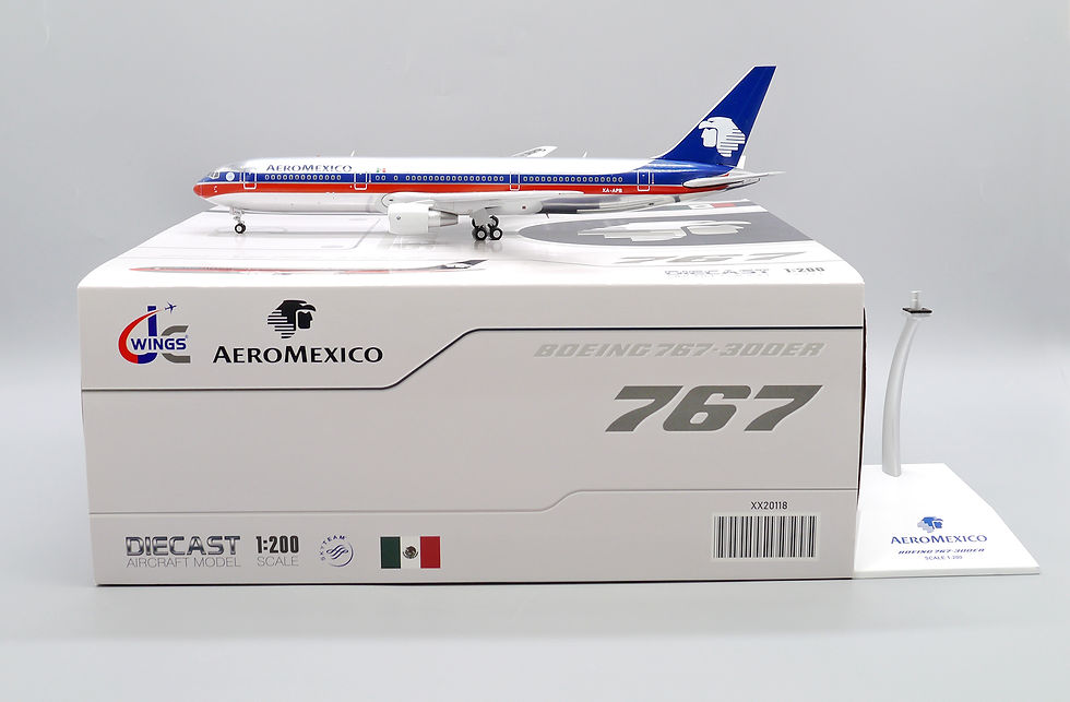 Thumbnail: XX20118 1:200 Aeromexico B767-300ER "OC" "Polished" XA-APB