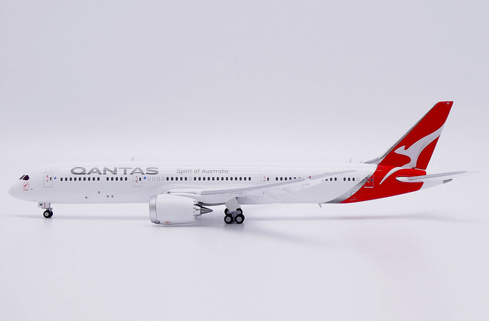 Thumbnail: "Flaps Down" Qantas B787-9 Reg: VH-ZNF JC Wings 1:400 Diecast model XX40367A