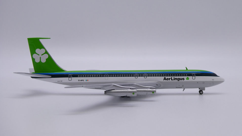 Thumbnail: Aer Lingus B707-300C Reg: EI-APG Bigbird Scale 1:400 Diecast BB4-707-001 (E)