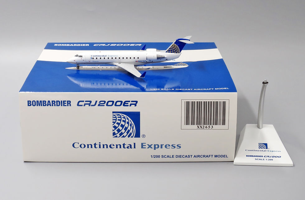Continental Express CRJ-200ER Reg: N667BR JC Wings 1:200 Diecast XX2653 (E)