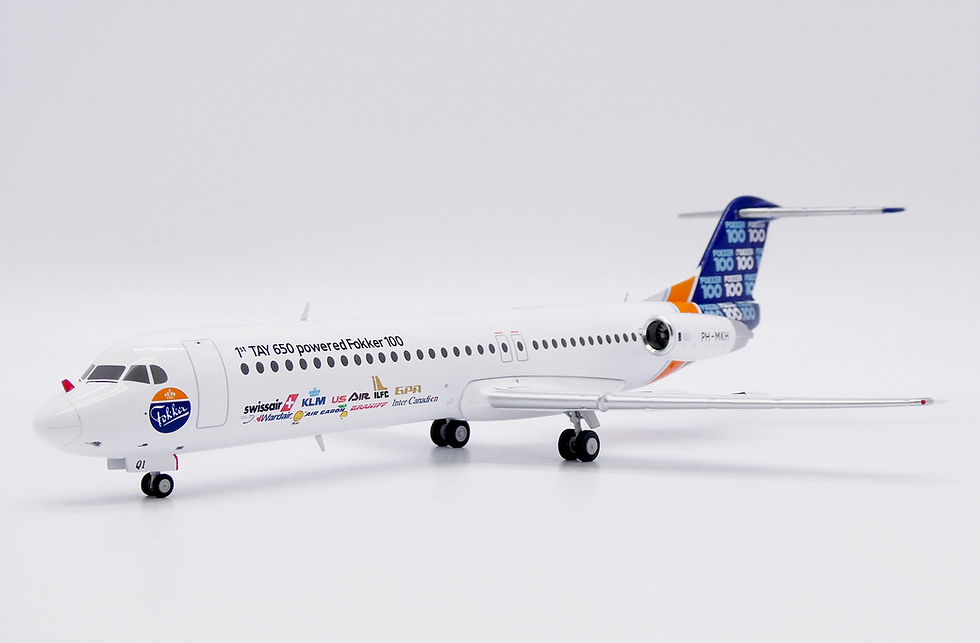 Thumbnail: Fokker 100 "1st TAY 650 powered" Reg: PH-MKH JC Scale 1:200 Diecast XX20420
