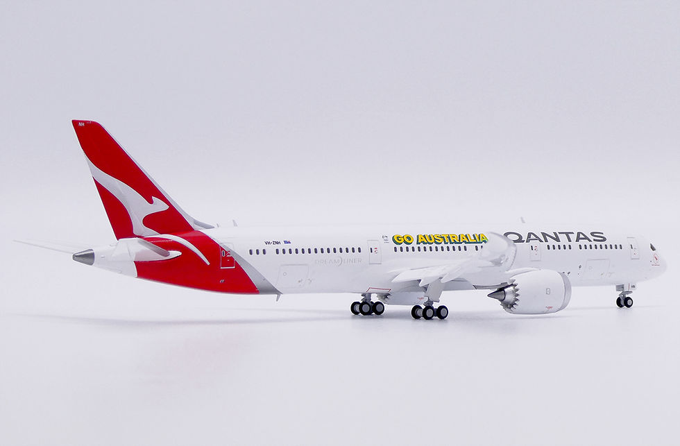 Thumbnail: "Flaps Down" Qantas B787-9 "Go Australia" Reg: VH-ZNH JC Wings 1:400 XX40317A