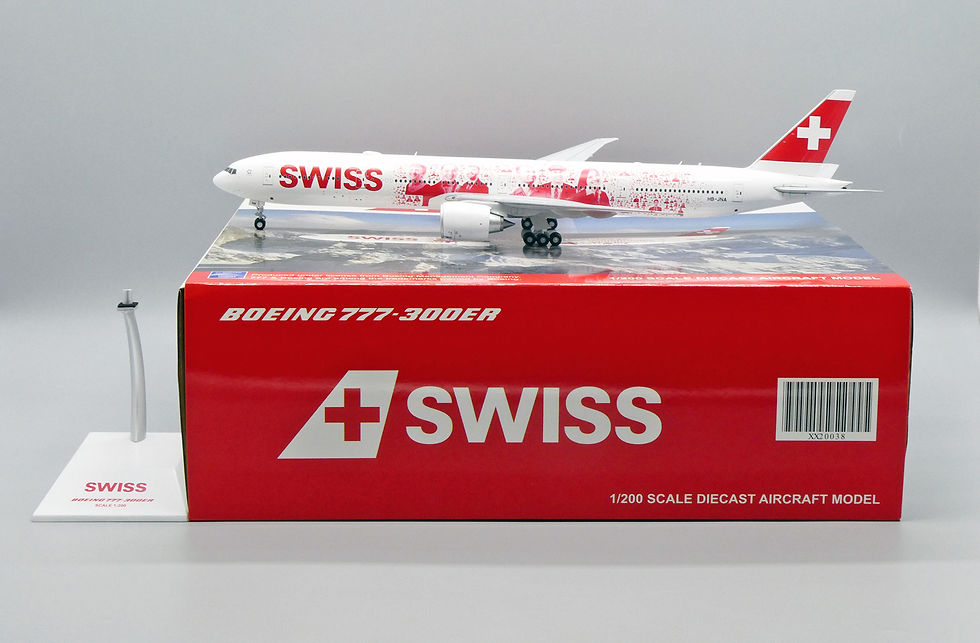 Swiss B777-300ER Reg: HB-JNA "Faces of Swiss" JC Wings 1:200 XX20038