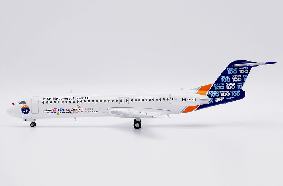 Thumbnail: Fokker 100 "1st TAY 650 powered" Reg: PH-MKH JC Scale 1:200 Diecast XX20420