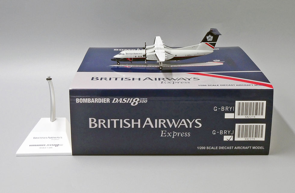 British Airways Dash8-300 Reg: G-BRYJ JC Wings 1:200 Diecast Model XX2279 (E)