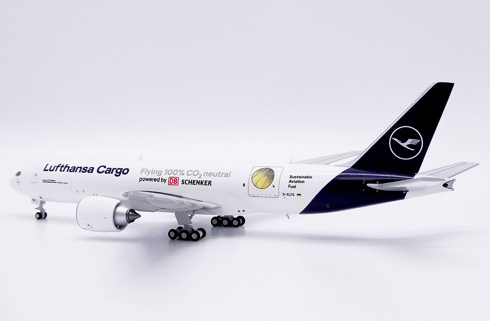Thumbnail: “Interactive” Lufthansa Cargo B777F D-ALFG JC Wings 1:400 Diecast XX40226C