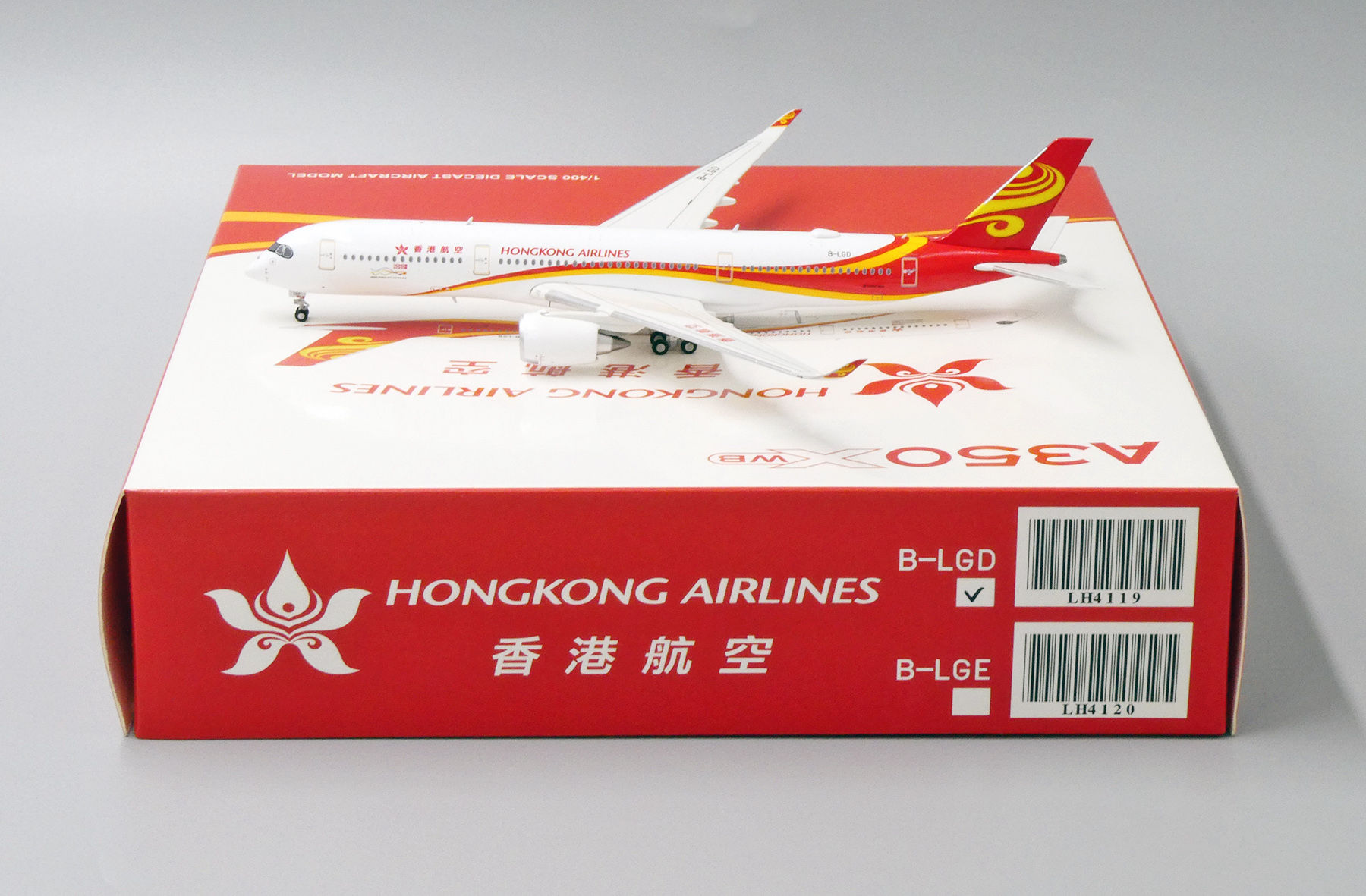 Hong Kong Airlines A350-900XWB Reg: B-LGD JC Wings 1:400 Diecast LH4119 (E)
