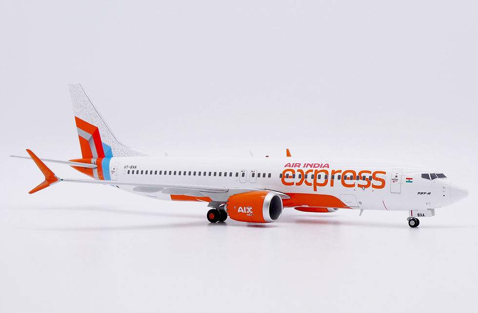 Thumbnail: Air India Express B737 MAX 8 Reg: VT-BXA JC Wings 1:200 Diecast LH2462