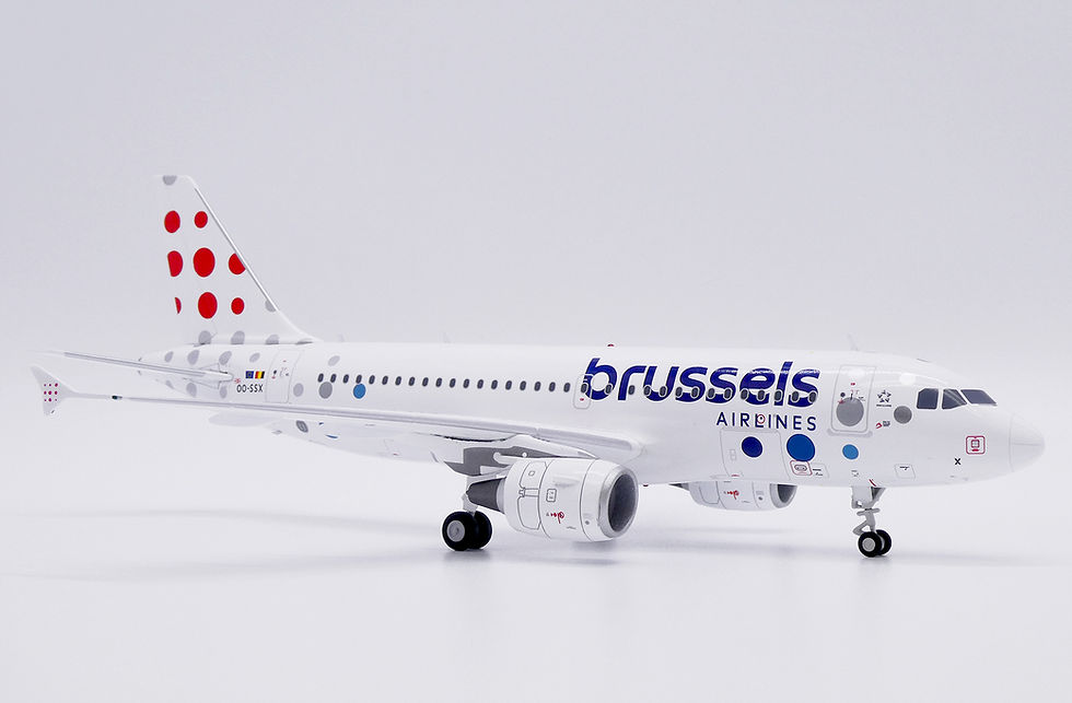 Thumbnail: Brussels Airlines A319 Reg: OO-SSX JC Wings Scale 1:200 Diecast model XX20276