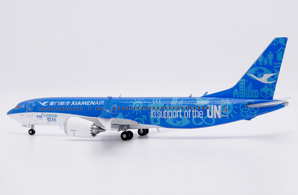 Thumbnail: LH2488 1:200 Xiamen Airlines B737Max8 "in support of the UN" B-20CP