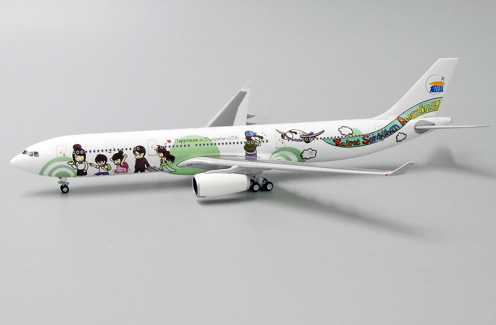 Thumbnail: Taipei Songshan Airport A330-300 Scale 1:400 JC Wings Diecast model TS400016