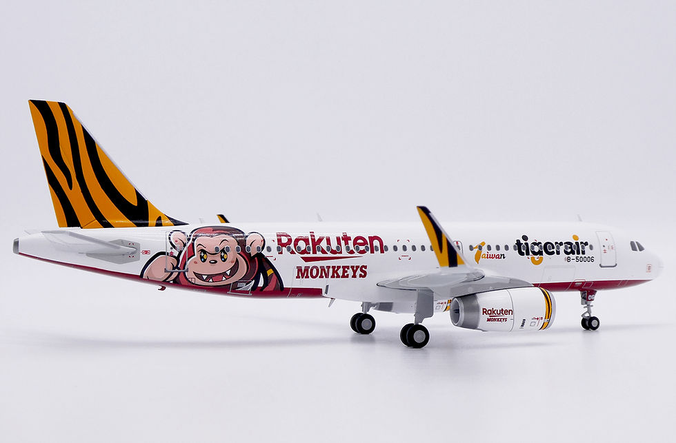 Thumbnail: Tigerair Taiwan A320 Reg: B-50006 EW Wings Scale 1:200 Diecast Model EW2320015