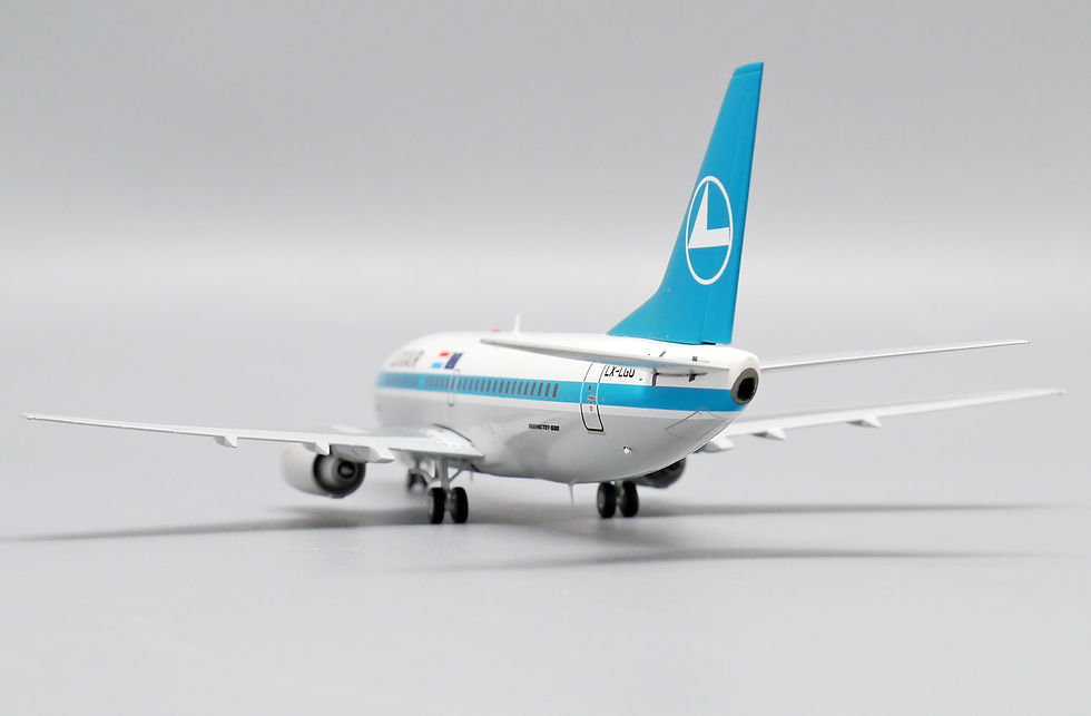Thumbnail: Luxair B737-500 Reg: LX-LGO JC Wings Scale 1:200 Diecast model XX20113