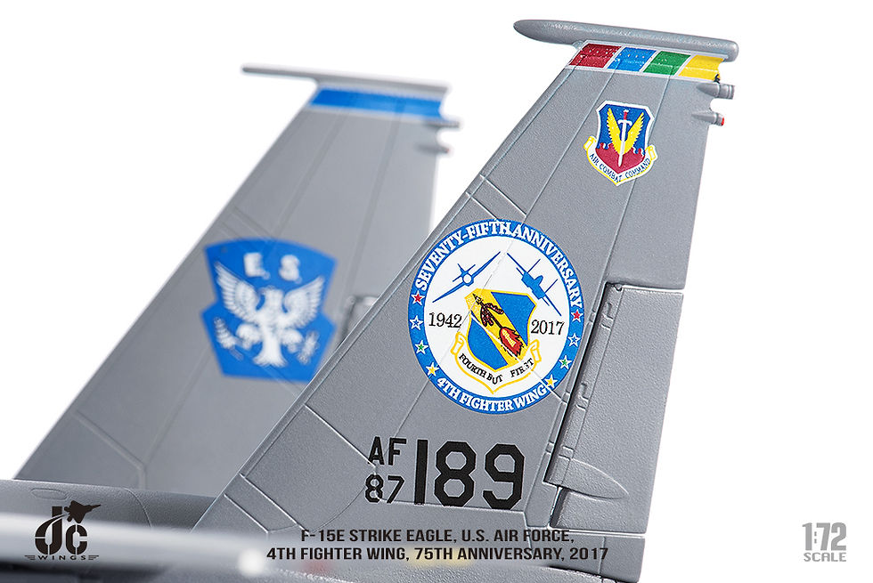 Thumbnail: F-15E Strike Eagle, USAF, 4th Fighter Wing, 75th Anniv. 2017 1/72 JCW-72-F15-014