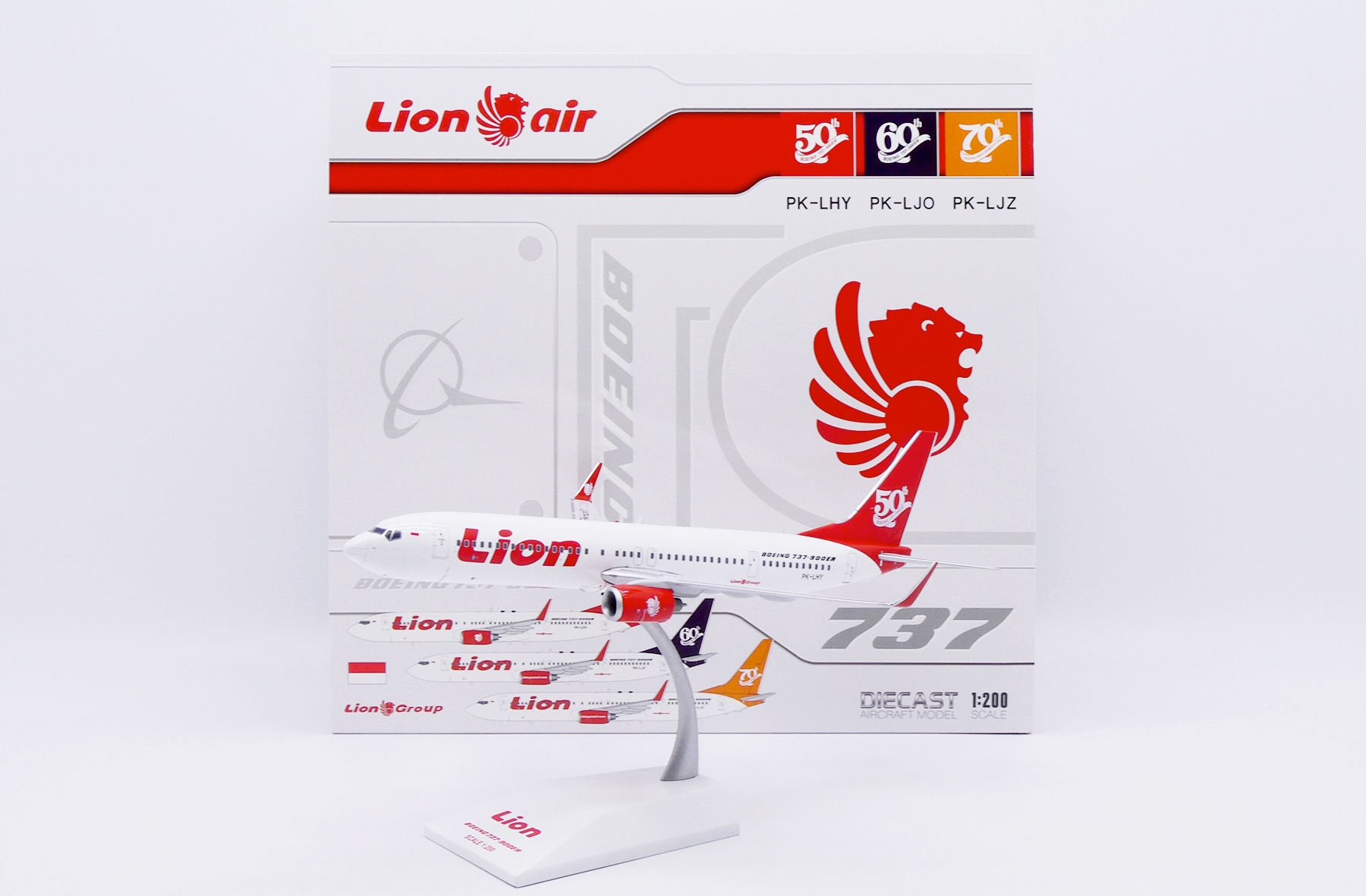 XX20599 1:200 Lion Air B737-900ER "50th Boeing 737-900ER" PK-LHY