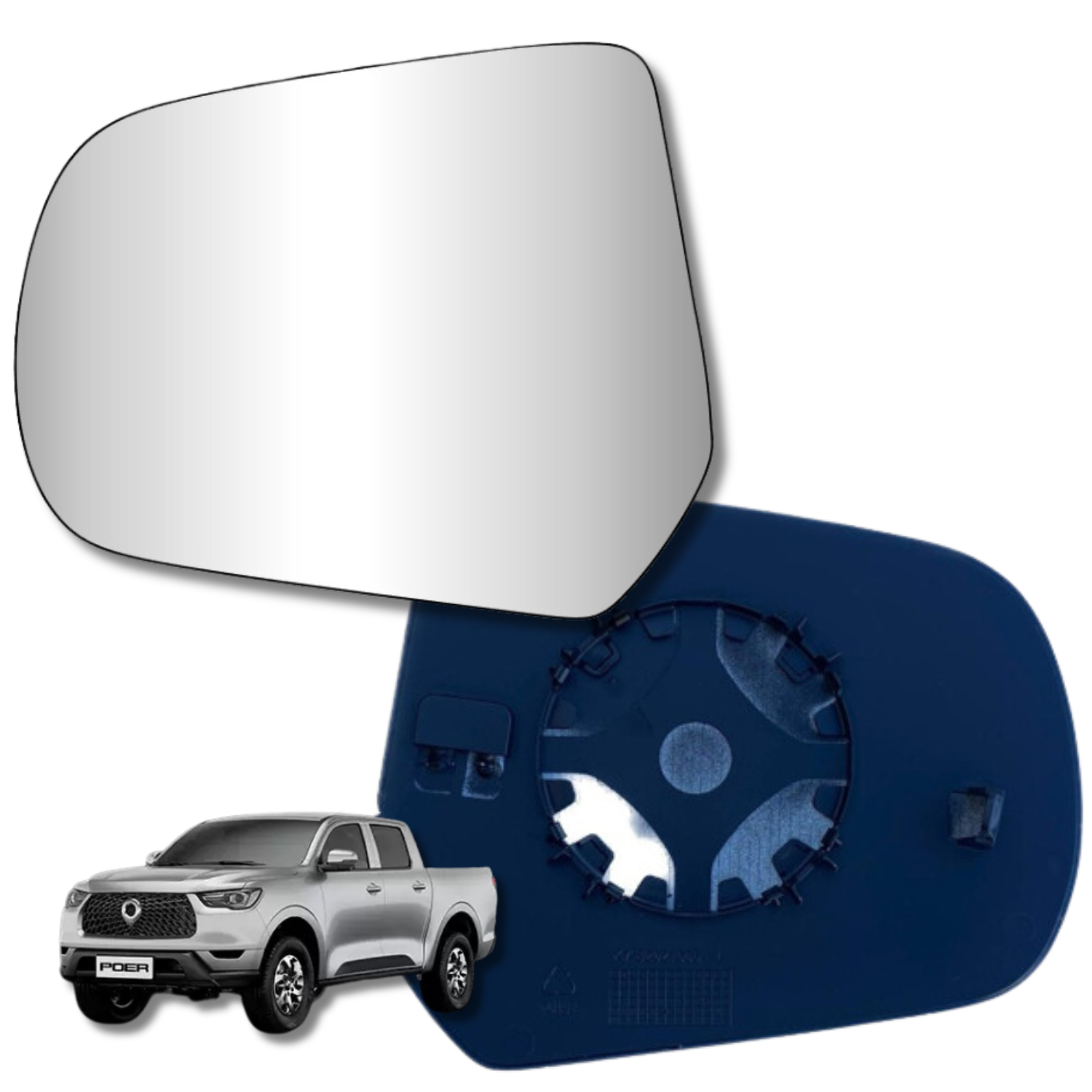 Great Wall Poer 2018-2022 Luneta espejo retrovisor Original