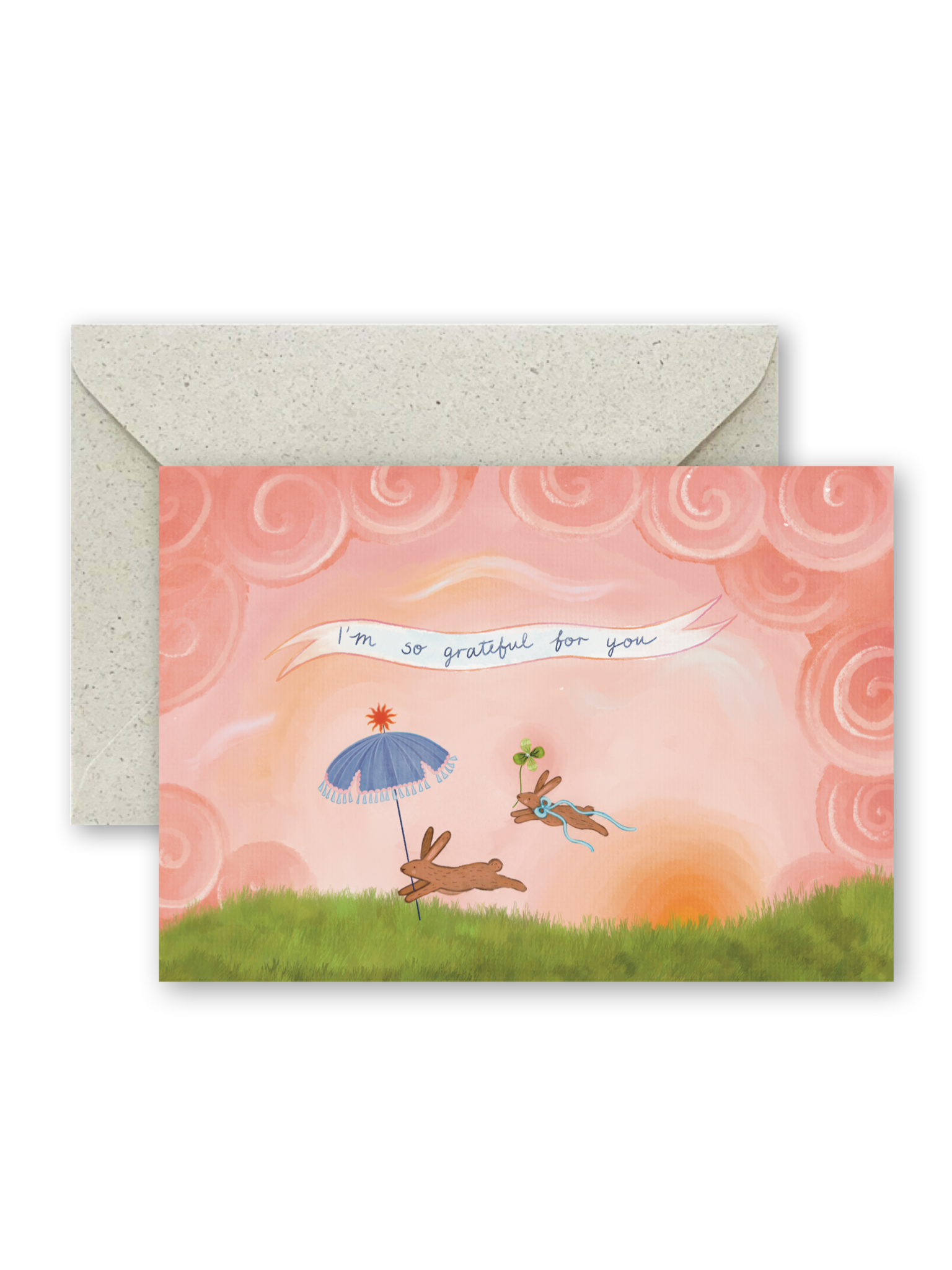 Wenskaart 'So grateful for you'