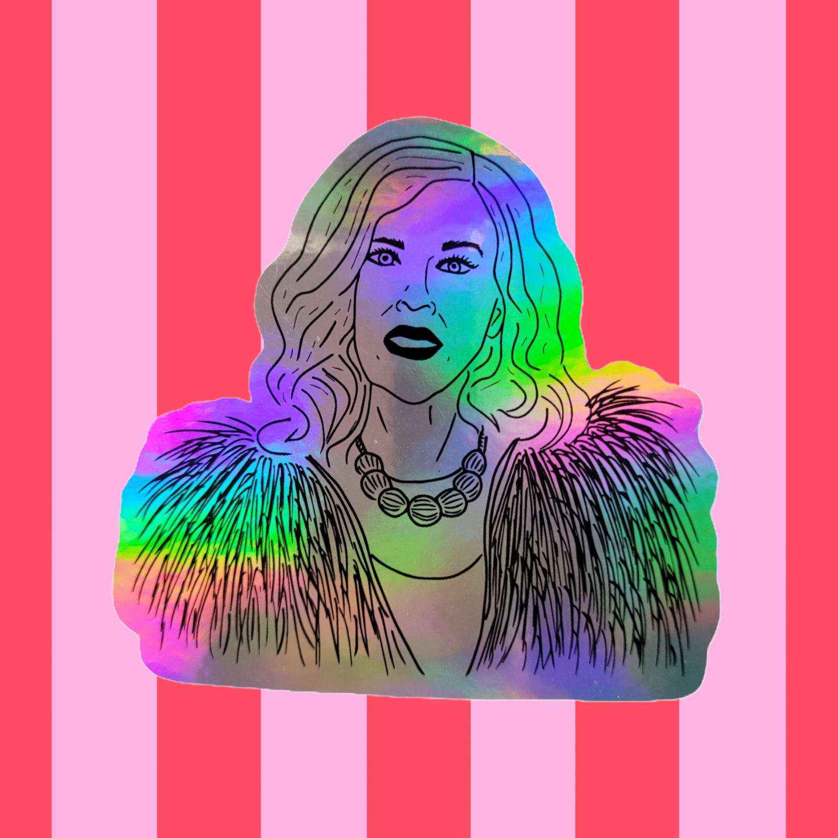 Moira Rose Holographic Sticker