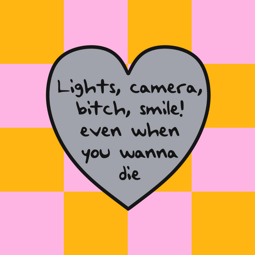 Taylor Swift Lyric Sticker | Confetti Moon