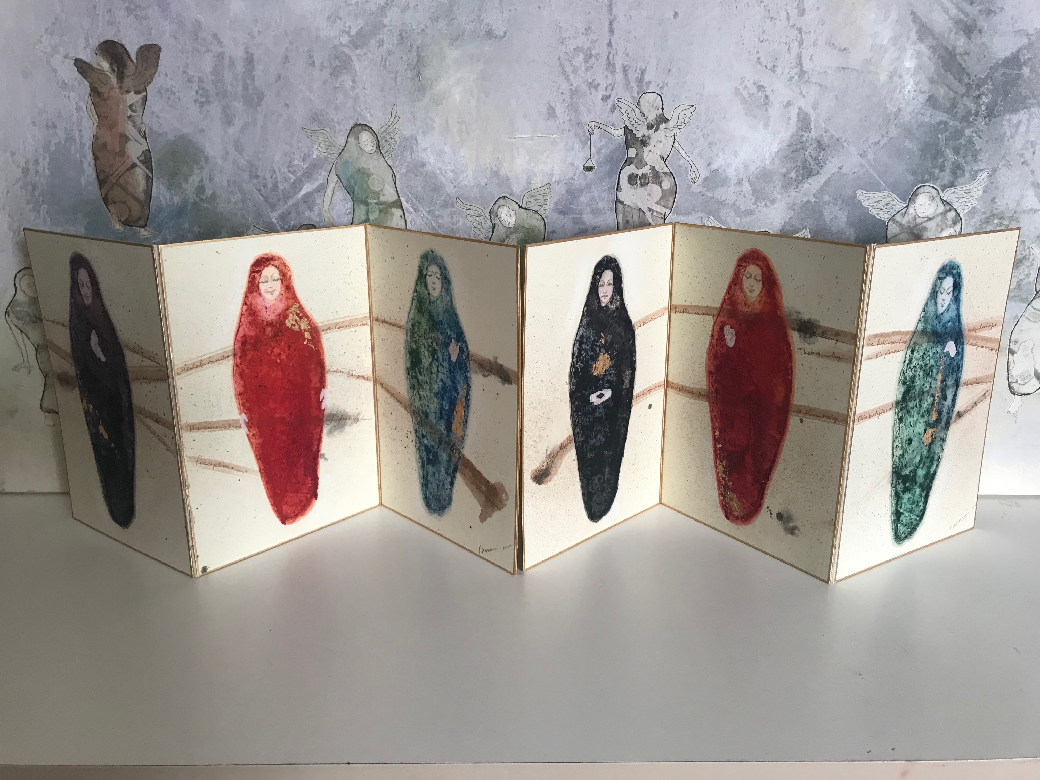 Mojo in Heart Sutra triptyque