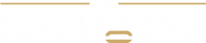 White and Gold Logo for The Legal Link