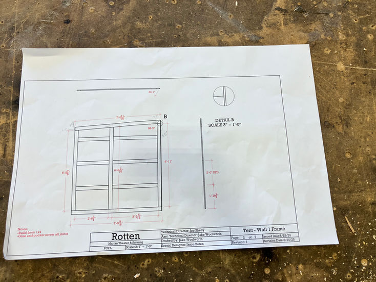15 Party Tent Drawing