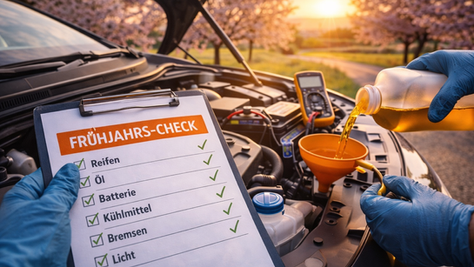Frühjahrscheck 2026 –was ihr jetzt am Auto prüfen müsst.