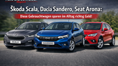 Škoda, Dacia und Seat im Test