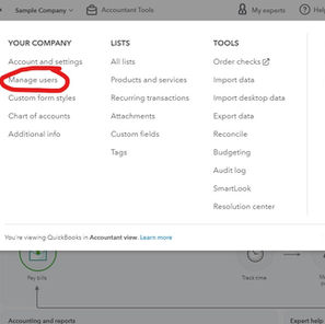 How to add my accountant to my QuickBooks Online?