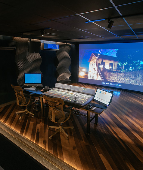 Sala de pós-produção de cinema