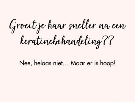 Groeit je haar sneller na keratine?
