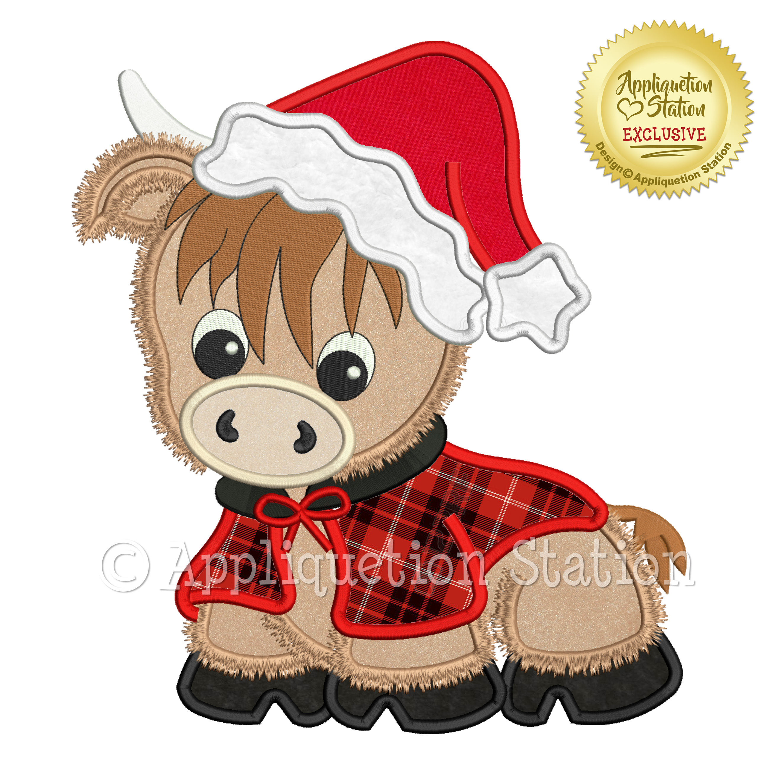 Zoo Pals Christmas Highland Cow