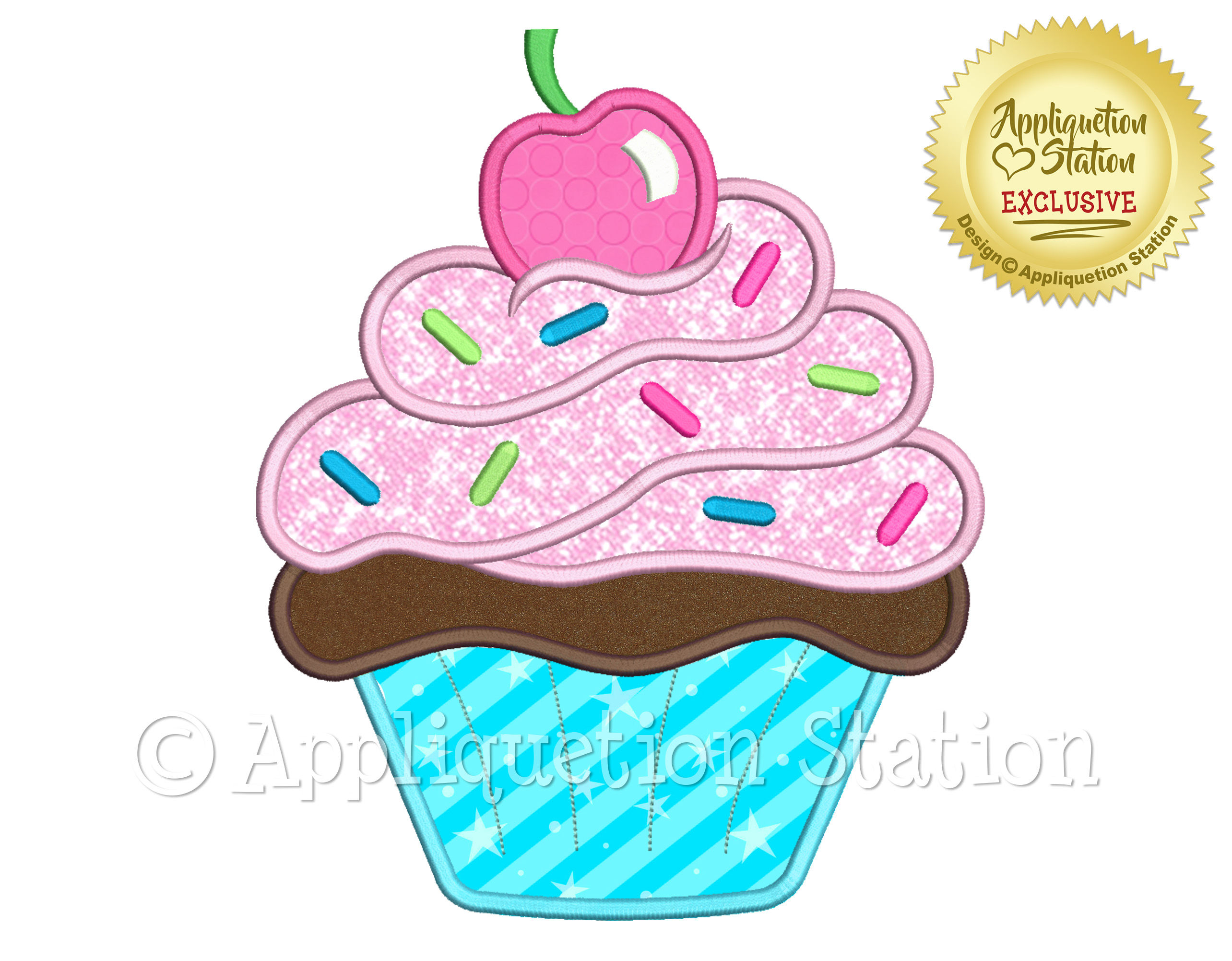 Delicious Cupcake with Sprinkles