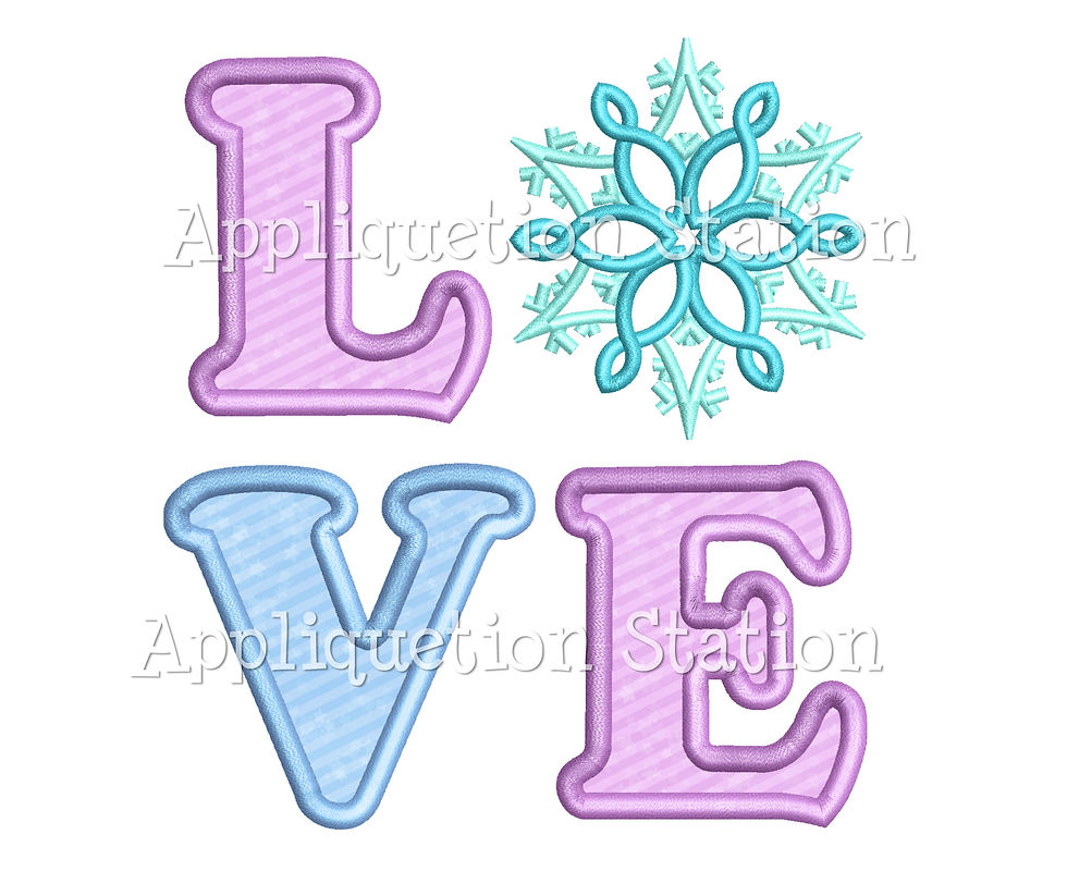 LOVE Snowflake