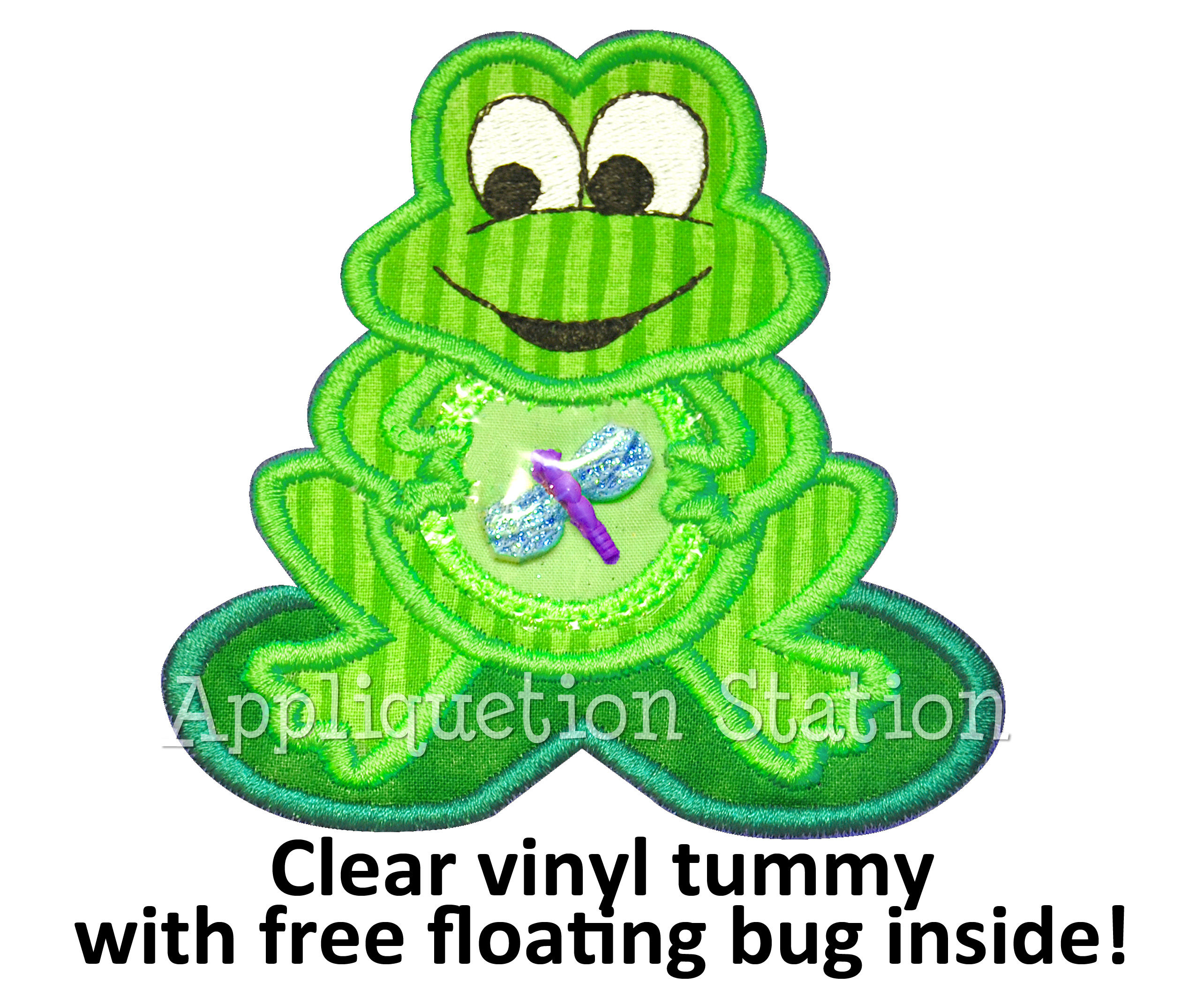 Frog with Vinyl Tummy